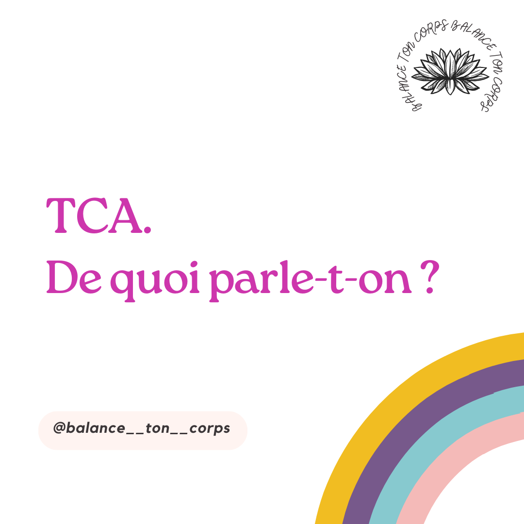 🍭TCA. De quoi parle-t-on ? 🍭 